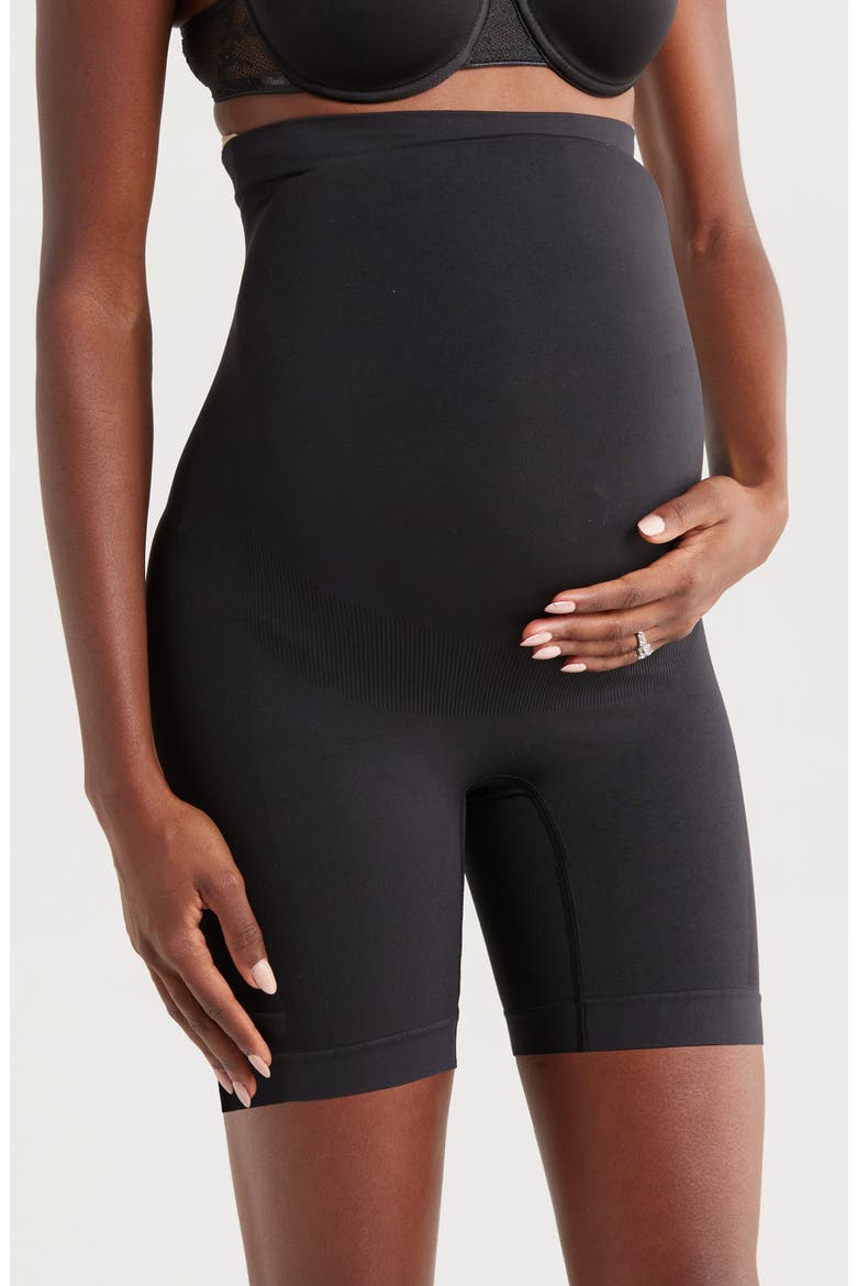 Maternity Shapewear Shorts Bundle, Alternate, color, BLACK/ BEIGE