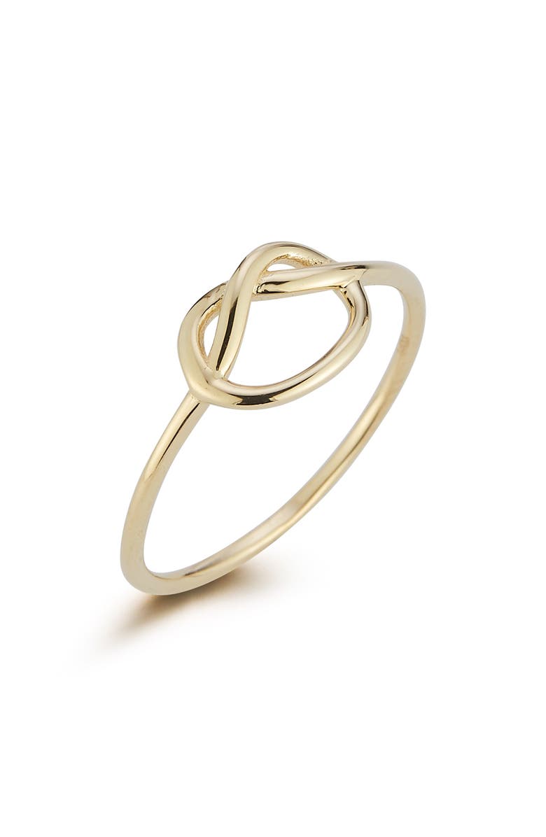 Ember Fine Jewelry Love Knot Ring, Main, color, Gold