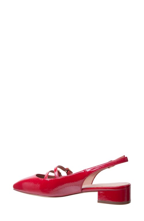 Linea Paolo Cassianx Slingback Mary Jane Pump In Red