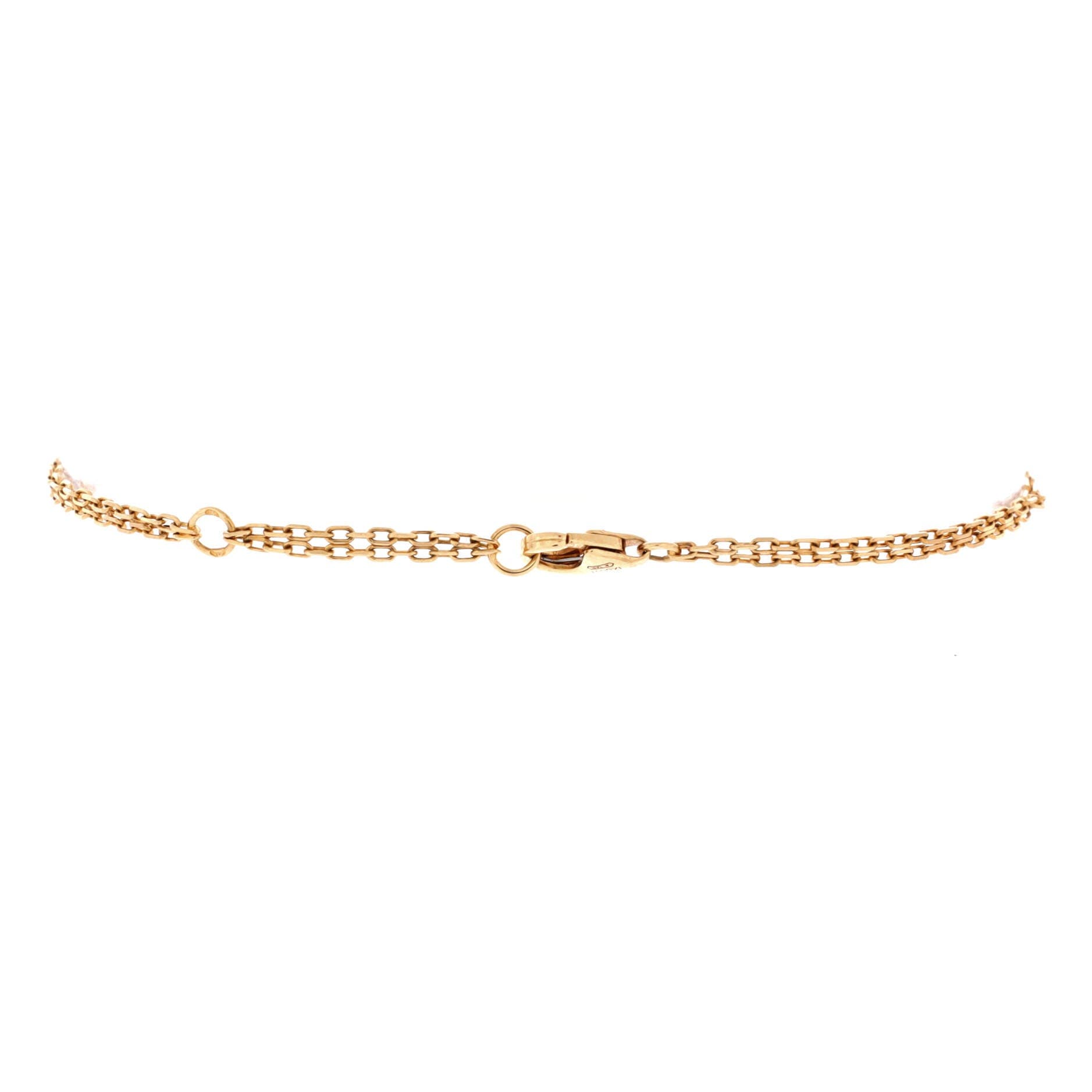 2 Diamonds Love Bracelet 18K Yellow Gold with Diamonds, Alternate, color, Metallic Gold