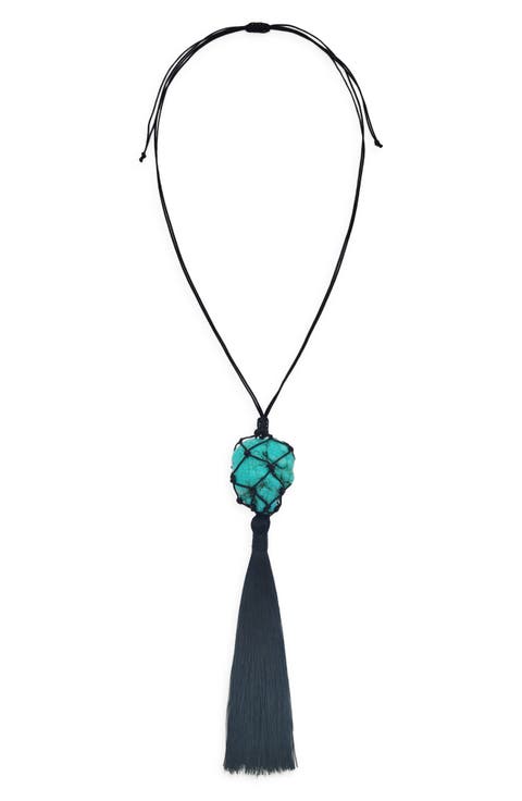 Noor Tassel Pendant Necklace
