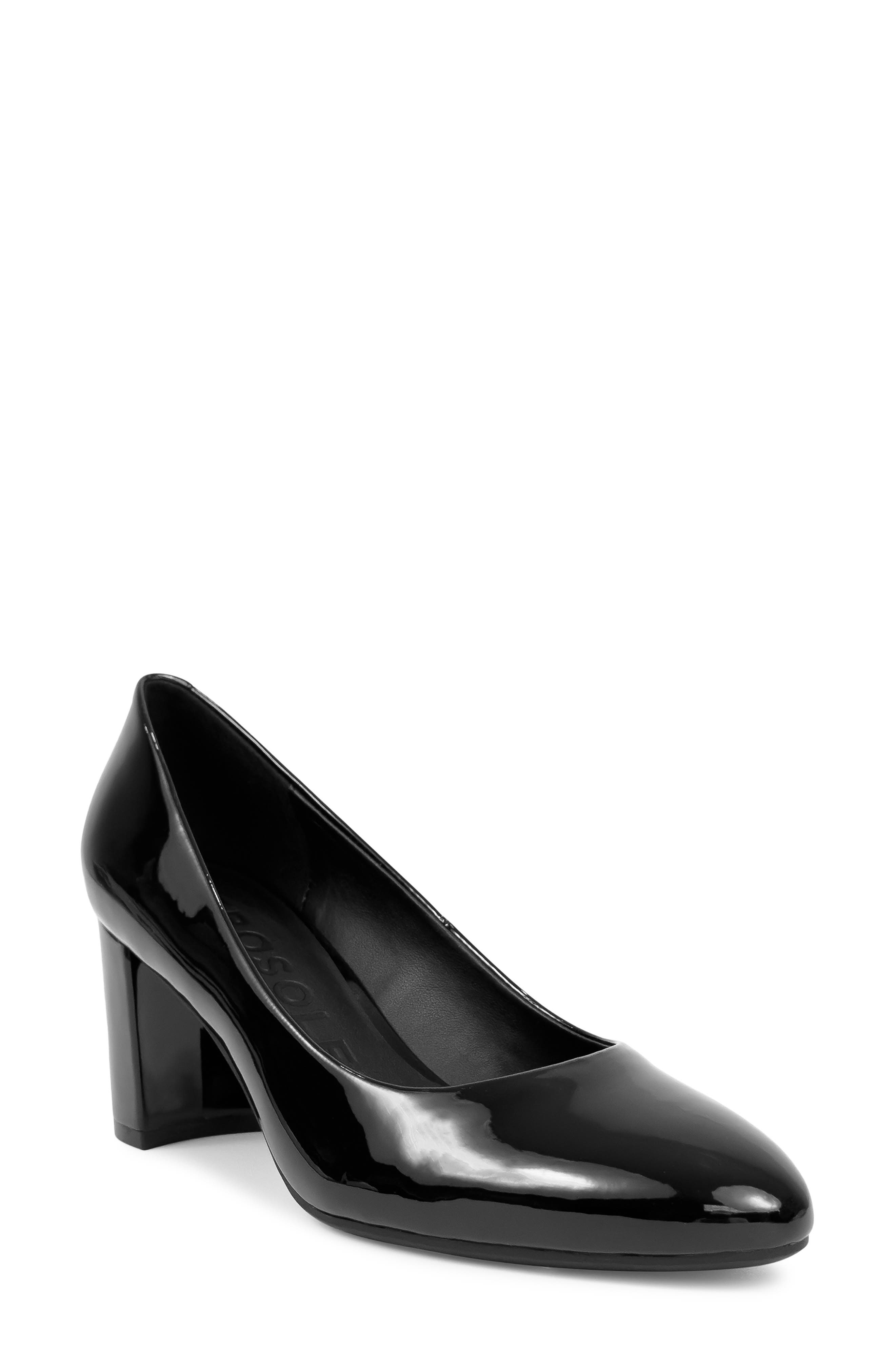Aerosoles Betsy Pump, Main, color, Black Patent