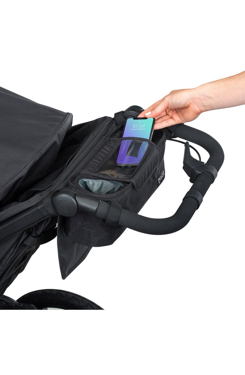 BOB Deluxe Handlebar Console for Single Jogging Stroller, Alternate, color, Black
