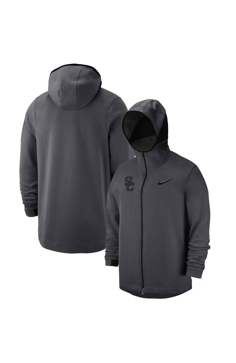 Nike Men's Nike Anthracite USC Trojans Tonal Showtime Full-Zip Hoodie Jacket, Main, color, 