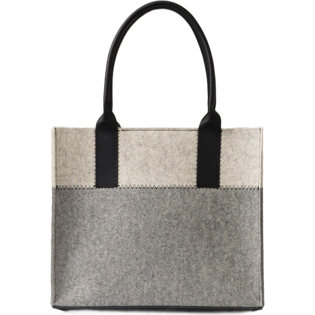 Graf & Lantz Graf Lantz Jaunt Merino Wool Midi Tote In Black