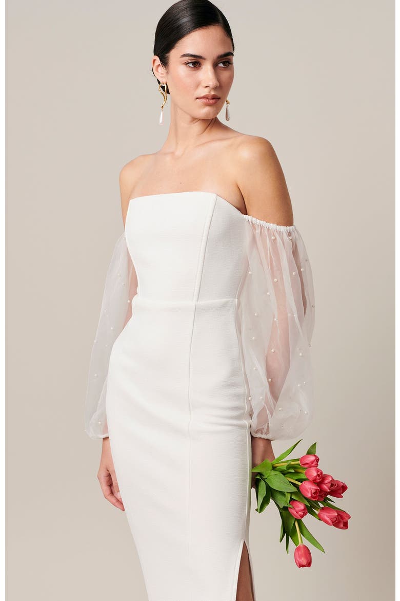 Iris Maxi Dress, Alternate, color, White
