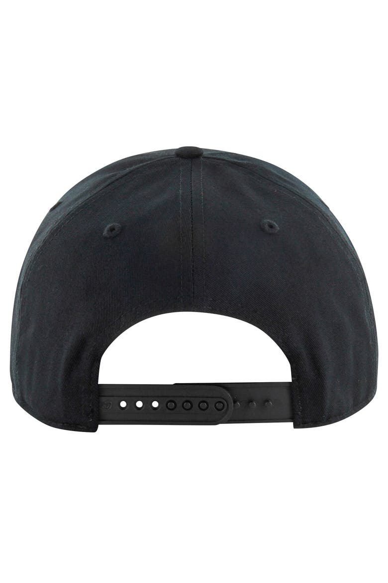 Men's '47 Black Detroit Lions Hitch Adjustable Hat, Alternate, color, Black