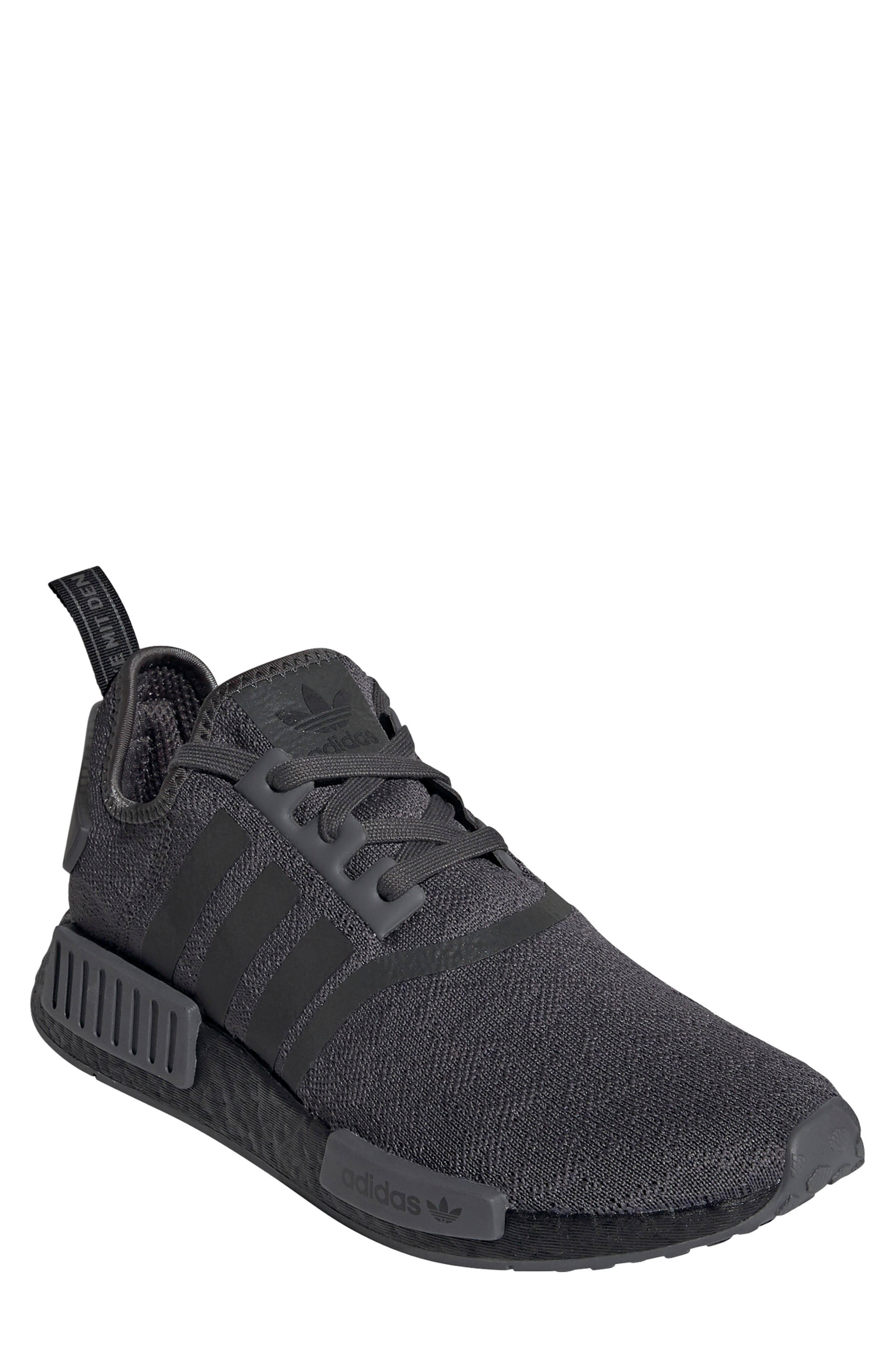Originals NMD R1 Sneaker, Main, color, GREY/ CORE BLACK/ GREY