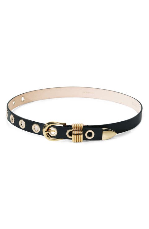 Rivet Leather Belt