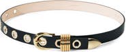 Déhanche Rivet Leather Belt