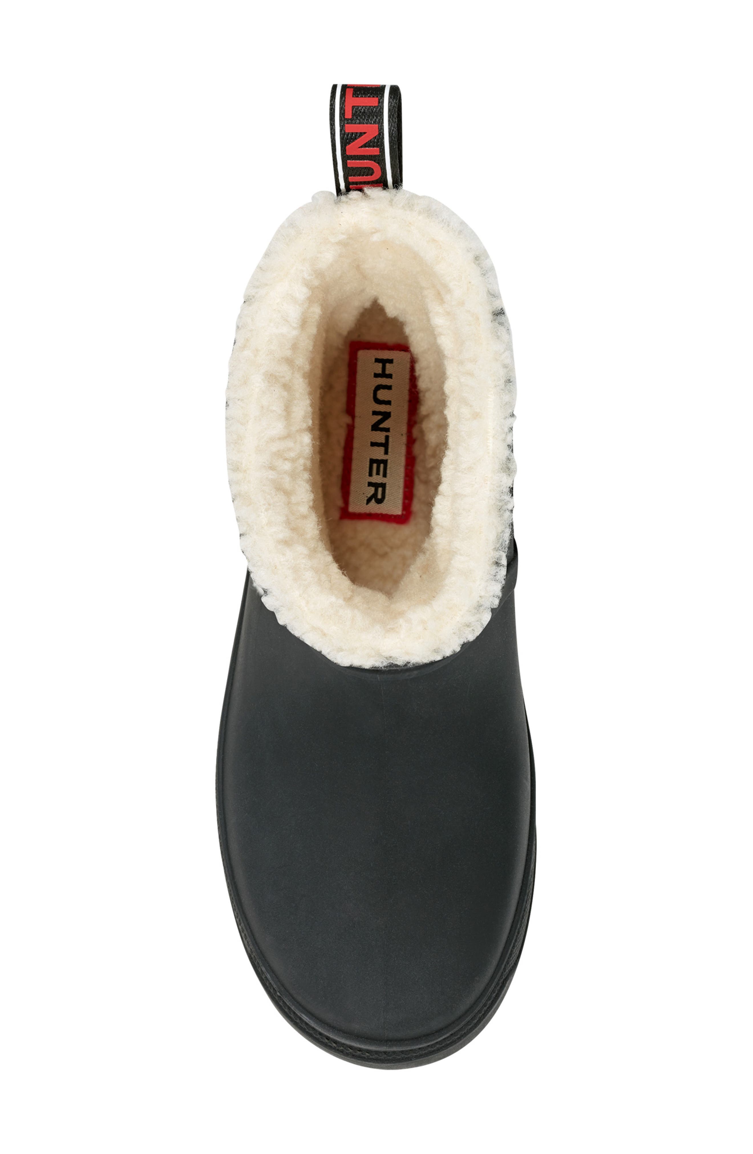 Hunter Kids' Hunger Gracey Insulated Waterproof Rain Boot, Alternate, color, Black