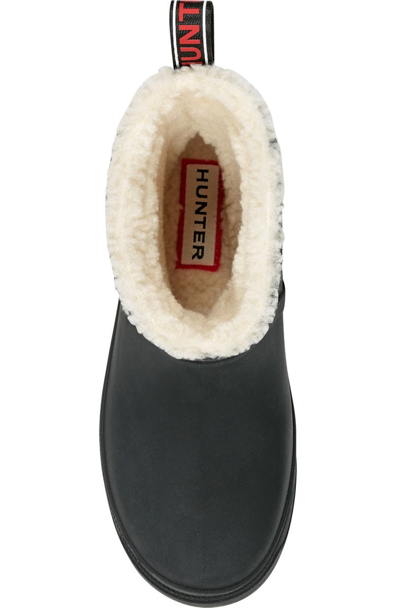 Hunter Kids' Hunger Gracey Insulated Waterproof Rain Boot, Alternate, color, Black