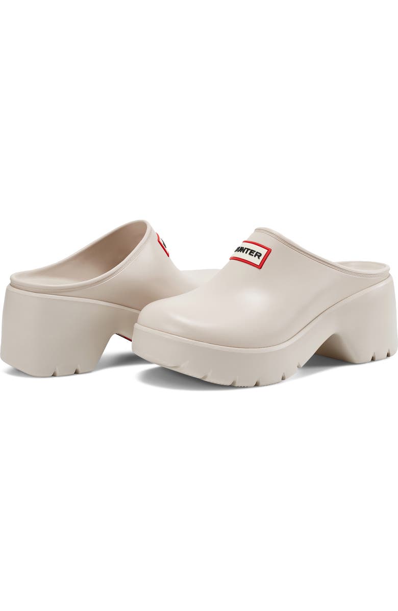 Hunter Anika Clog, Alternate, color, Ivory