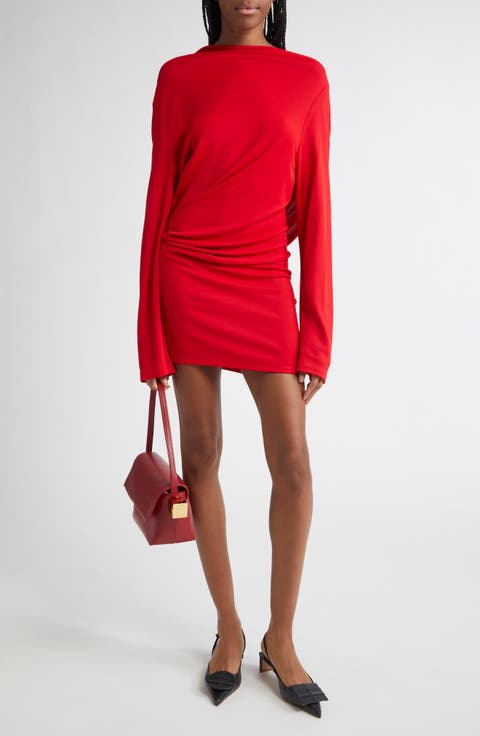 Jacquemus ジャックムス The Night Dress JACQUEMUS Off-the-shoulder embellished stretch-velour gown
