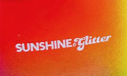 Sunshine & Glitter Body Brush In Rainbow