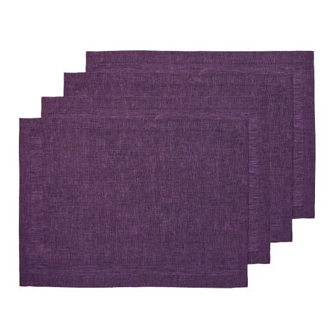 Linen Placemats - Athena, 14" x 19" Inch
