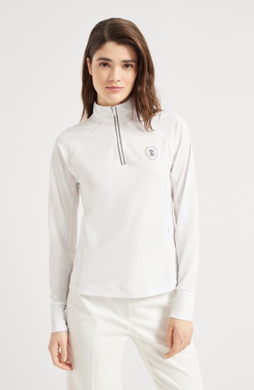 Brunello Cucinelli Turtleneck Sweatshirt In White