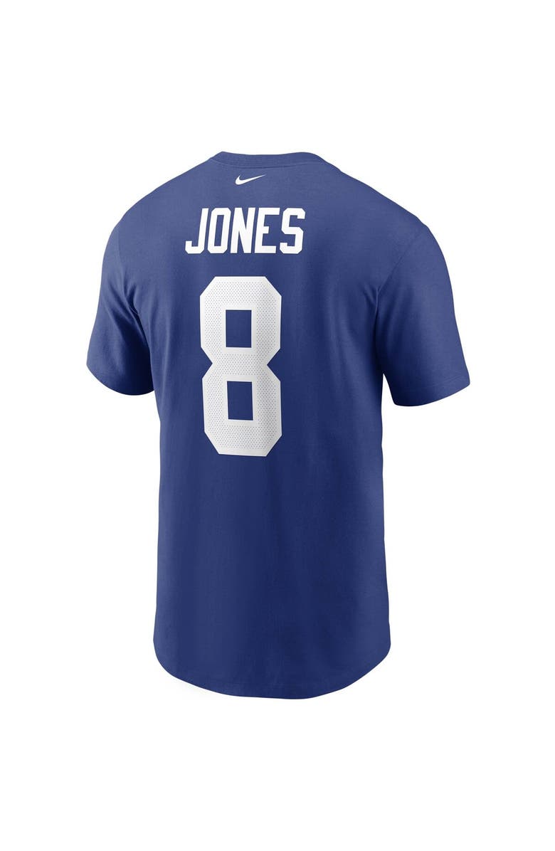 Nike Men's Nike Daniel Jones Royal New York Giants Name & Number T-Shirt, Alternate, color, 