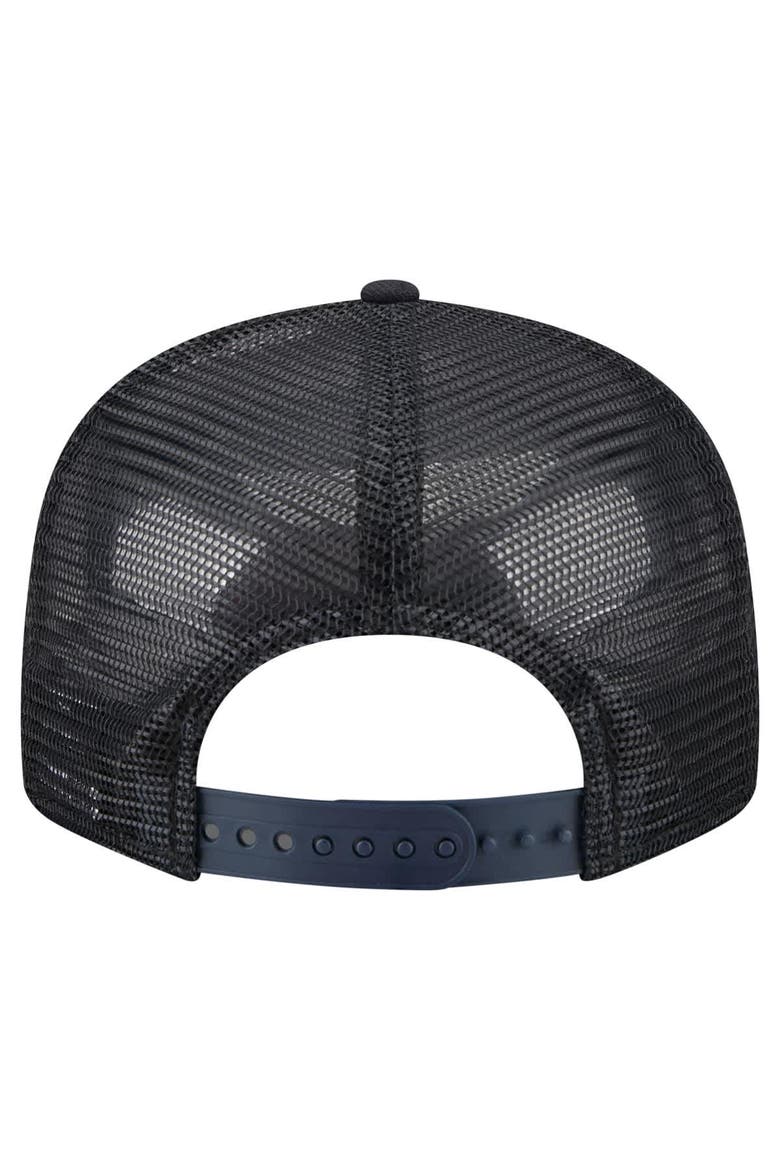 Men's New Era  Navy Houston Texans Core Team 9FIFTY Trucker Snapback Hat, Alternate, color, Navy