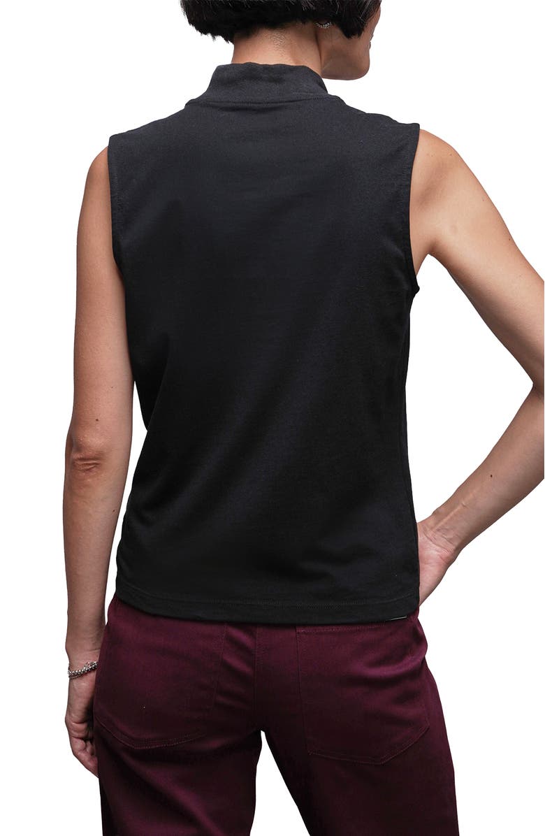 WILDFANG The Everyday Mock Neck Tank, Alternate, color, Black