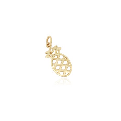 Mini Gold Pineapple Charm
