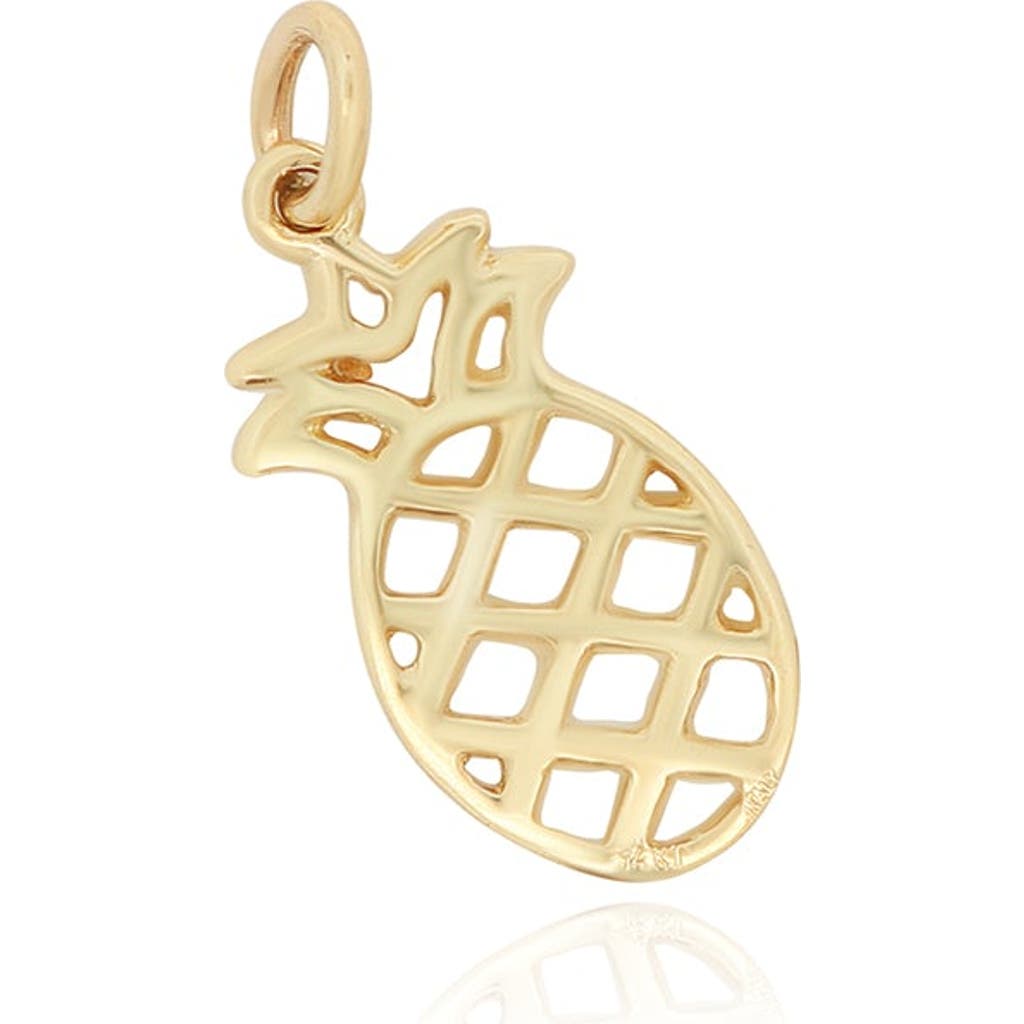 The Lovery Fine Jewelry Mini Gold Pineapple Charm