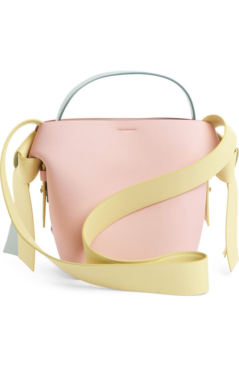 Acne Studios Mini Musubi Leather Top Handle Bag, Alternate, color,