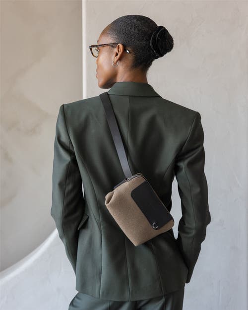 Graf & Lantz Graf Lantz Bedford Merino Wool Belt Bag In Brown