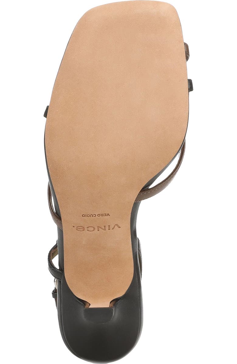 Vince Lilian Sandal, Alternate, color, Black/ Cedar Brown