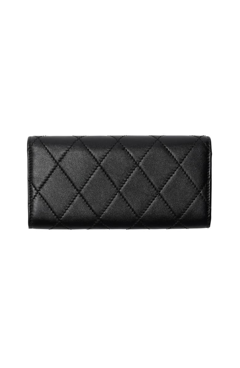 Burberry Strand Continental Wallet, Alternate, color, Black