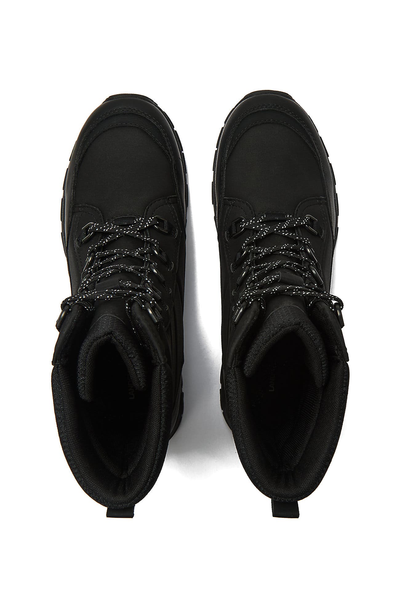 Lands' End Expedition Trail Waterproof Lace Up Snow Boots, Alternate, color, Black