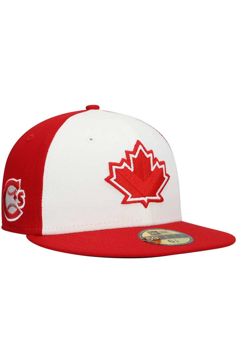 New Era Men's New Era White Vancouver Canadians Authentic Collection Team Alternate 59FIFTY Fitted Hat, Main, color, 