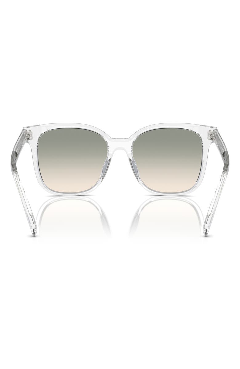 Tory Burch 53mm Gradient Square Sunglasses, Alternate, color,