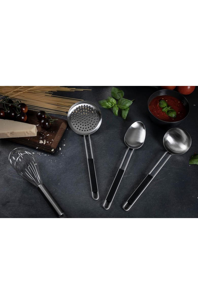 Kuhn Rikon Stainless Steel Essential Ice Cream Scoop with Long Handle, Alternate, color, Silver