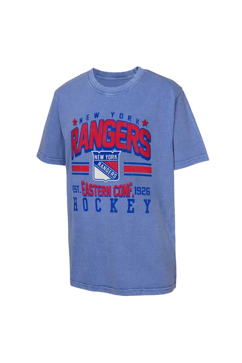 Youth Royal New York Rangers Sure Short T-Shirt, Alternate, color, Royal