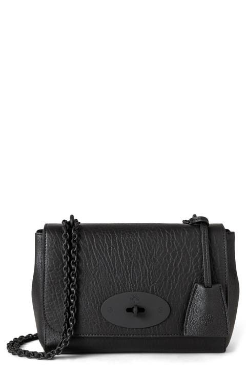Lily Grained Leather Shoulder Bag
