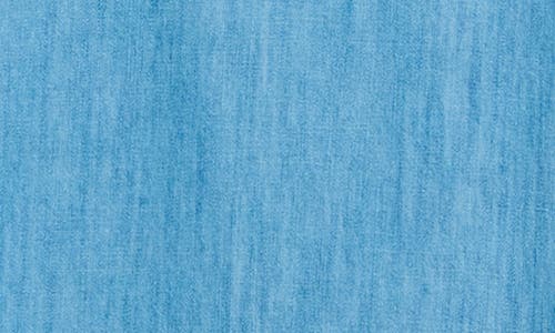 Melrose And Market Chambray Pima Cotton Dress In Blue