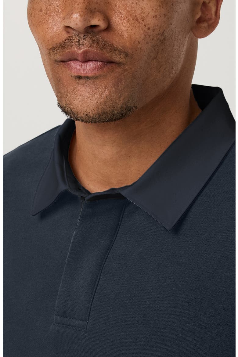 Cypress Long Sleeve Rugby Shirt, Alternate, color, NAVY