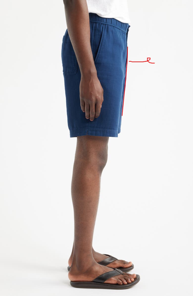 Tommy Bahama Bora Beach 9-Inch Cotton Gauze Shorts, Alternate, color, Maritime