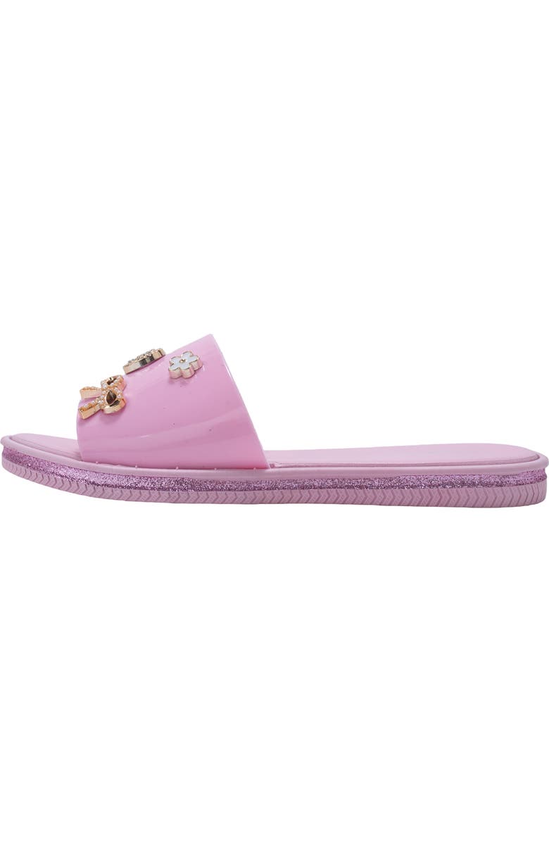 bebe Charm Slide Sandal, Alternate, color, Light Pink