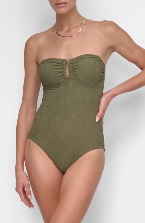 Ruched One-Piece Swimsuit