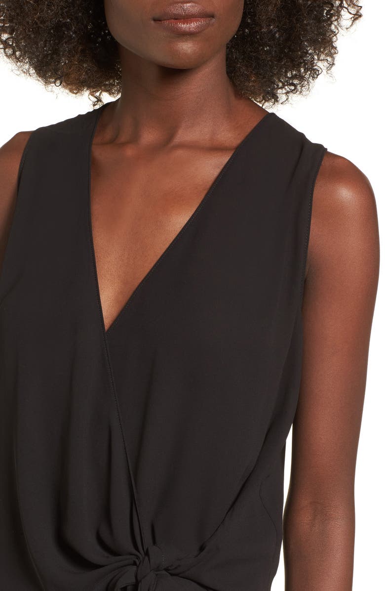 All in Favor Wrap Tank, Alternate, color, 