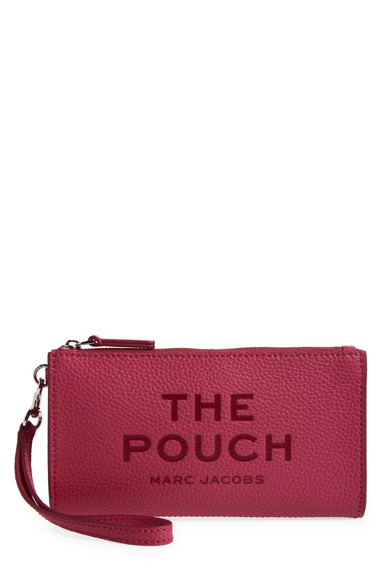 The Pouch Wristlet, Main, color, RASPBERRY PINK