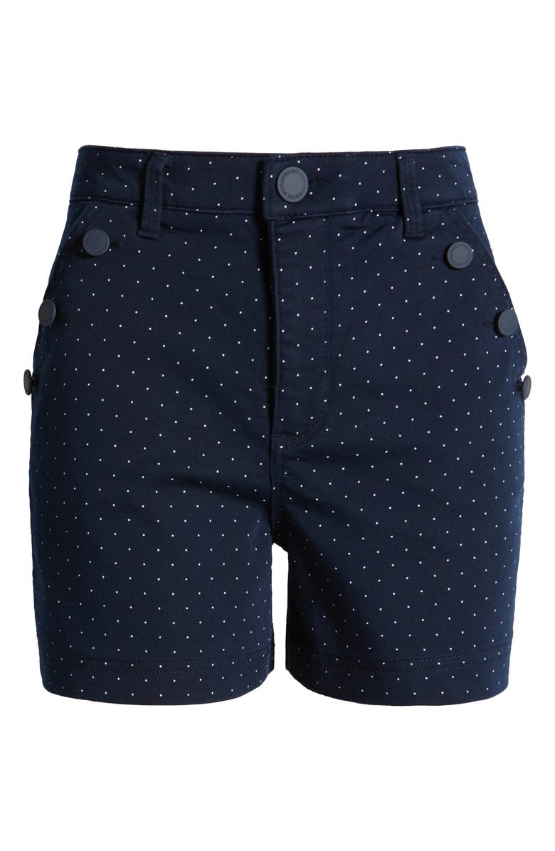 Wit & Wisdom Pin Dot Skyrise Shorts, Alternate, color, 