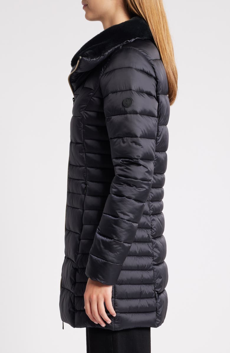 Save The Duck Caroline Water Resistant Coat with Faux Fur Lining, Alternate, color, 