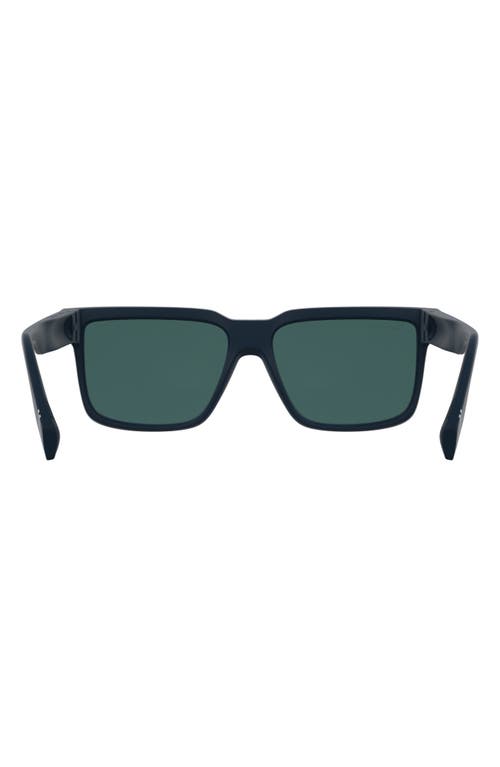 Canada Goose 59mm Modified Rectangular Sunglasses In Matte Blue