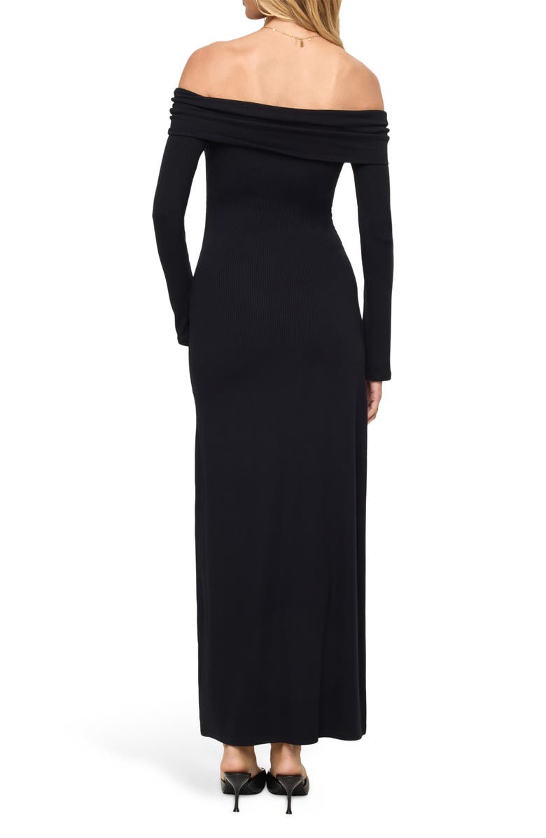 LSPACE Carrie Long Sleeve Off the Shoulder Cover-Up Maxi Dress, Alternate, color,
