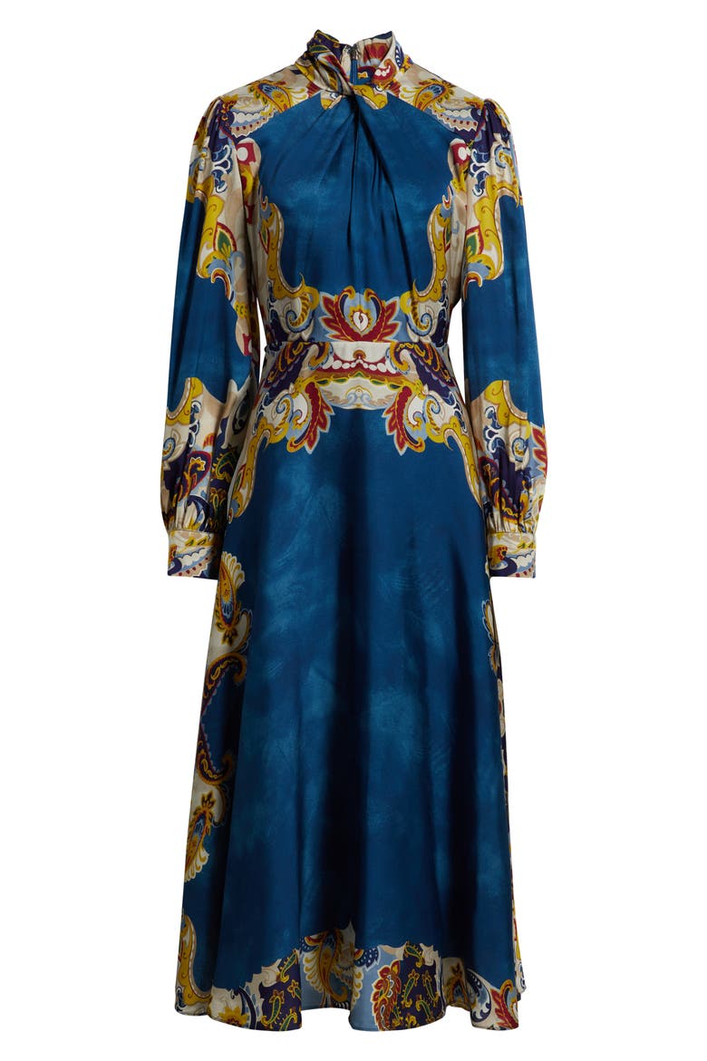 The Raquel Long Sleeve Maxi Dress, Alternate, color, ECLIPSE PAISLEY PRINT