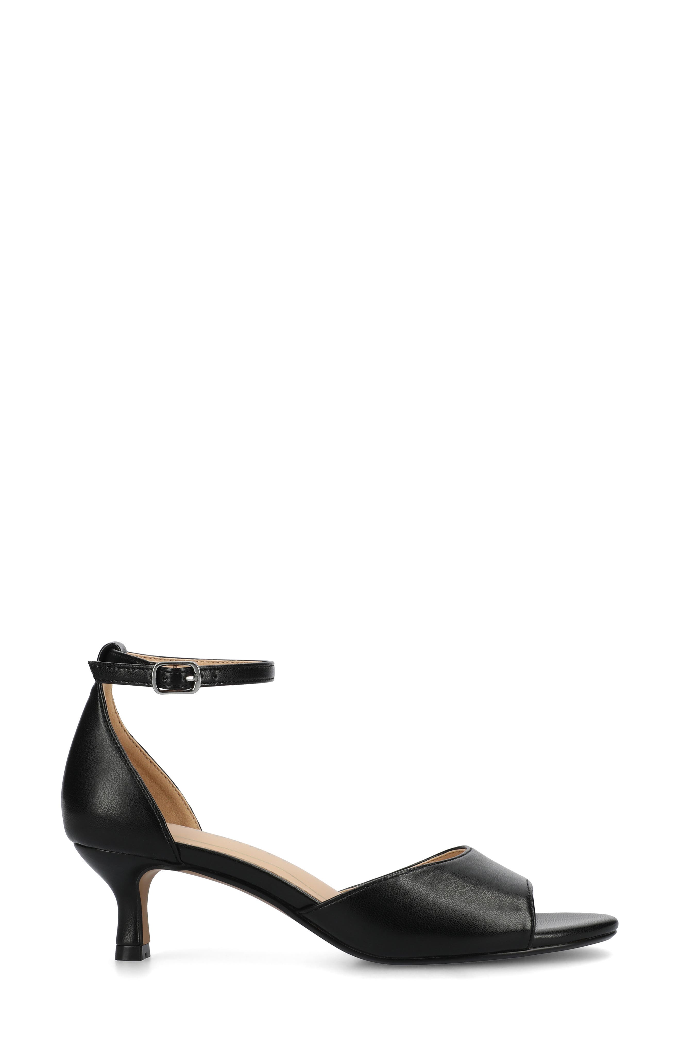Journee Collection Jezzie Kitten Heel Sandal - Extra Wide Width Available, Alternate, color, 