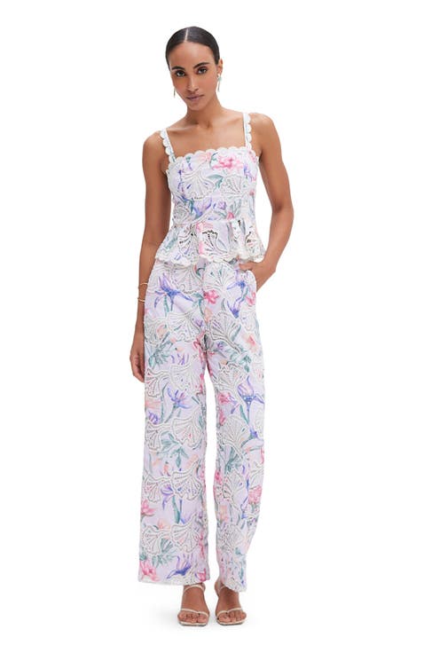 Amaryllis Embroidered Pant
